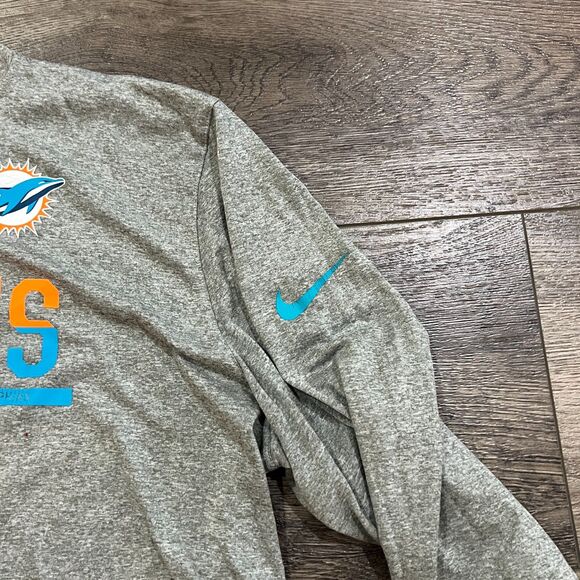 Player Worn Nike On Field Dri-Fit Long Sleeve Shirt Miami Dolphins #59 Shirt XL - Picture 3 of 8
